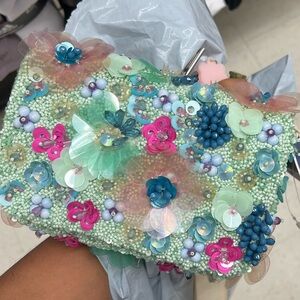 Made In India Beaded Clutch